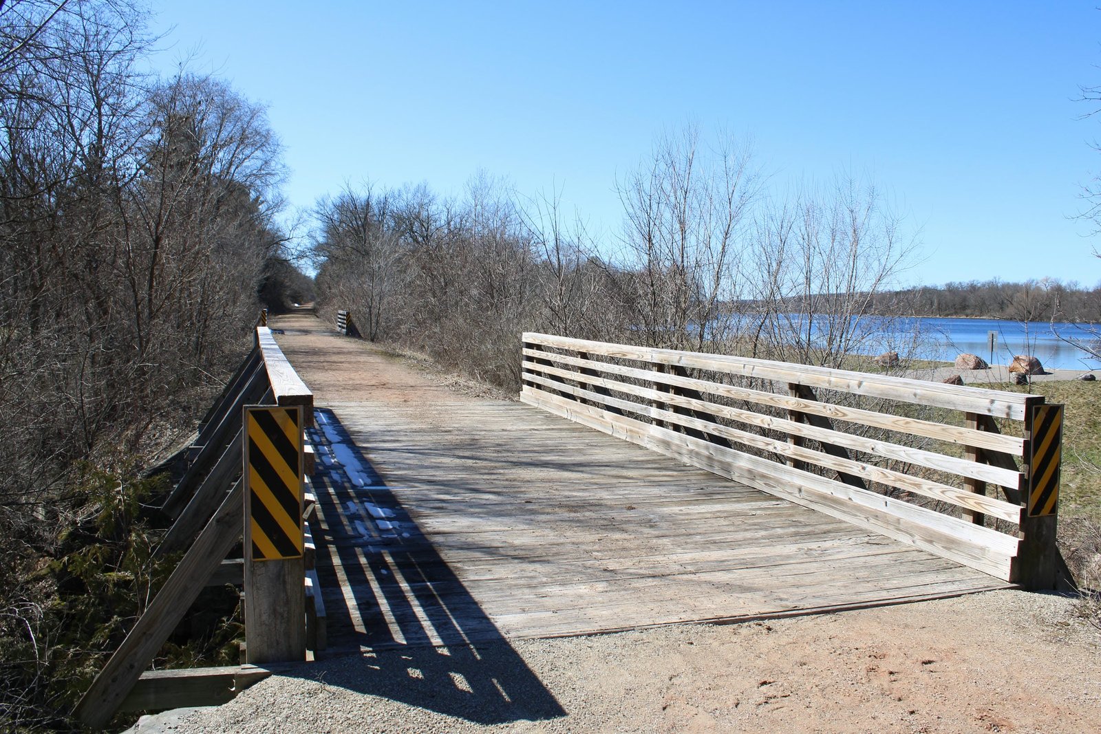 Looking west